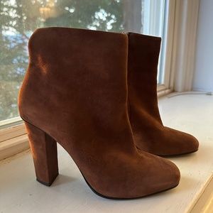 Guiseppe Zanotti Brown Suede Booties